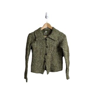 PERUVIAN CONNECTION Sweater Cardigan Cotton Alpaca